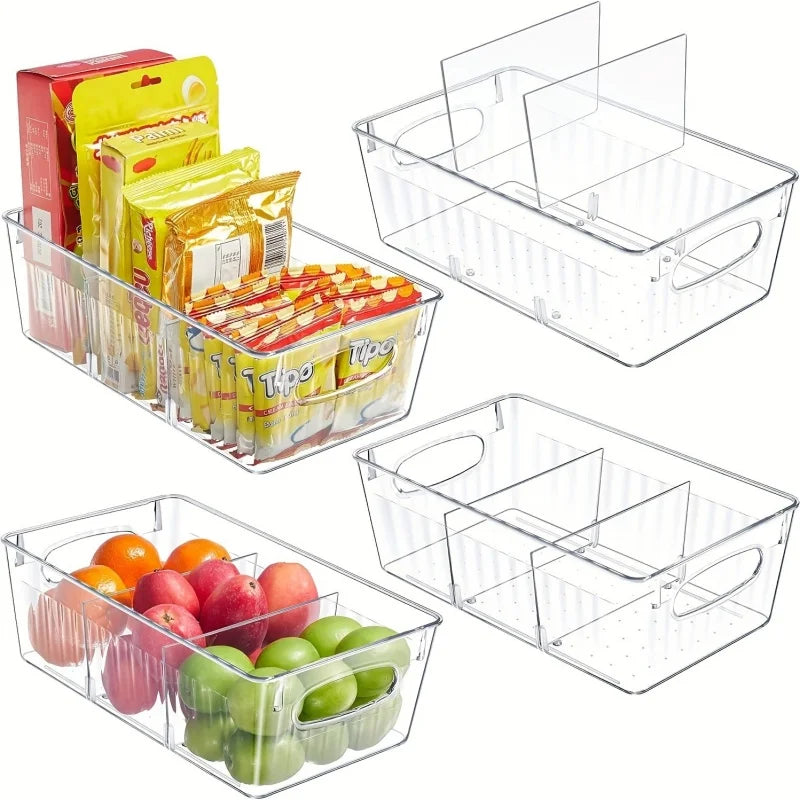 Clear Plastic Refrigerator Food Storage